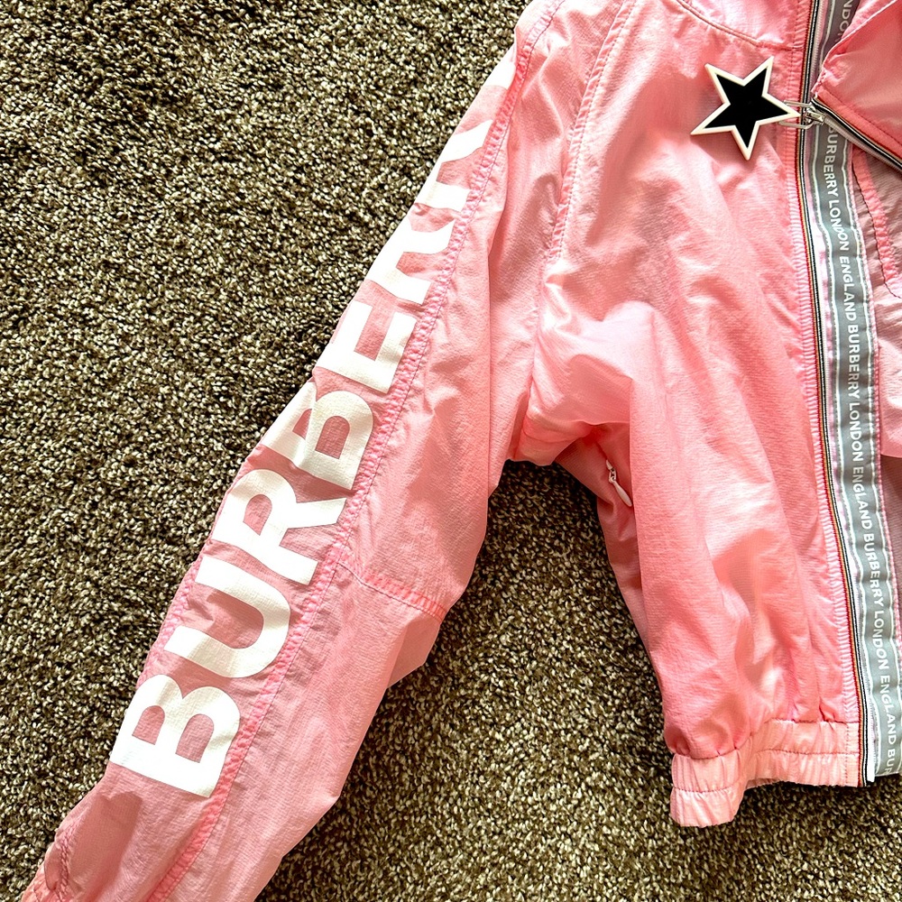 Girls Burberry windbreaker